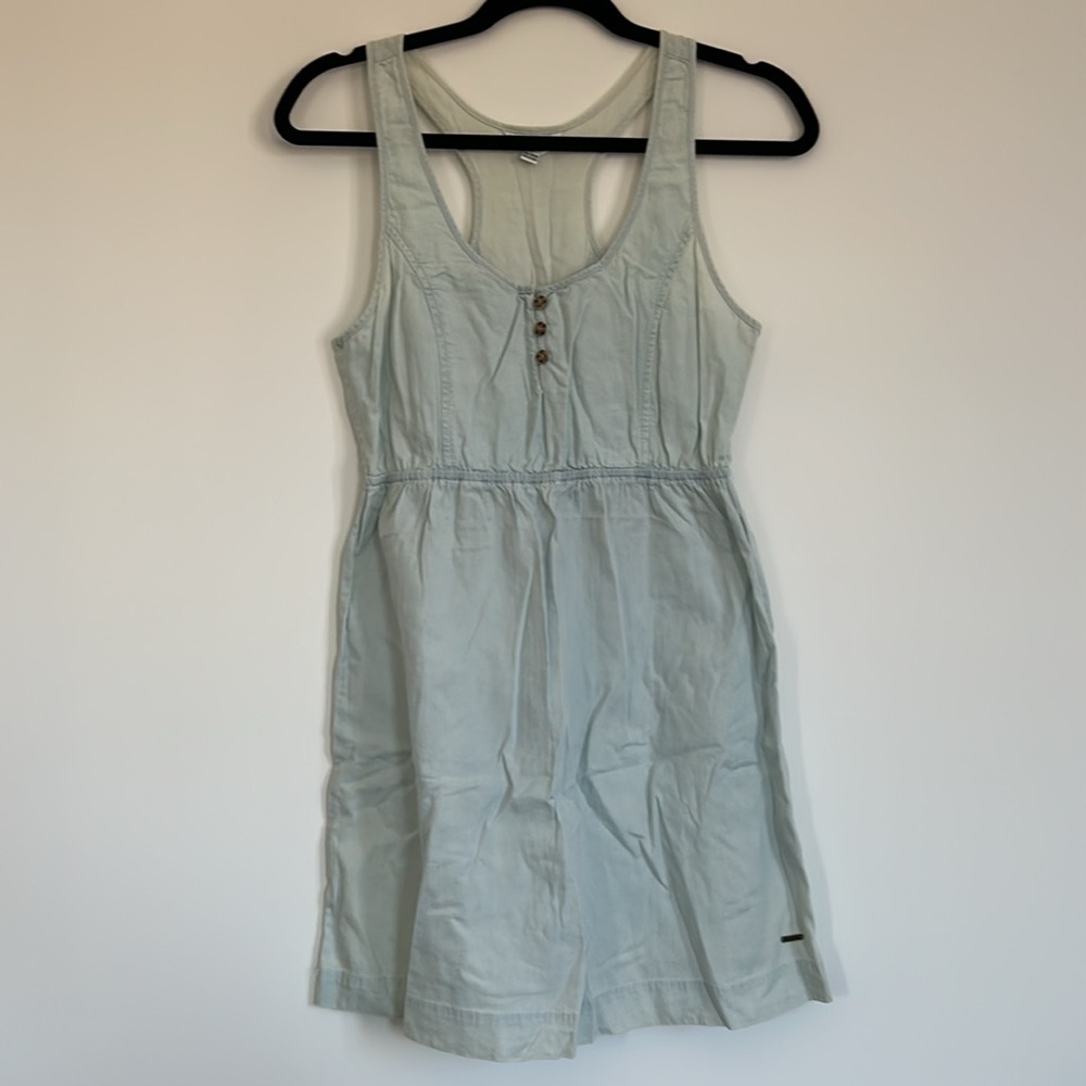 Vol com mini dress light jeans